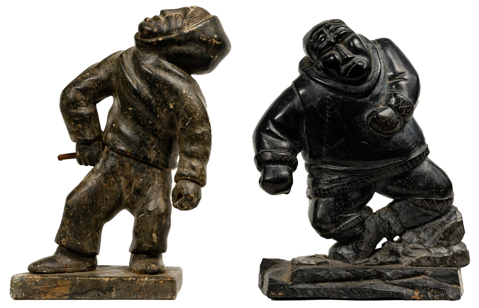 Inuit Style Stone Carving And Figurine (1 of 3)