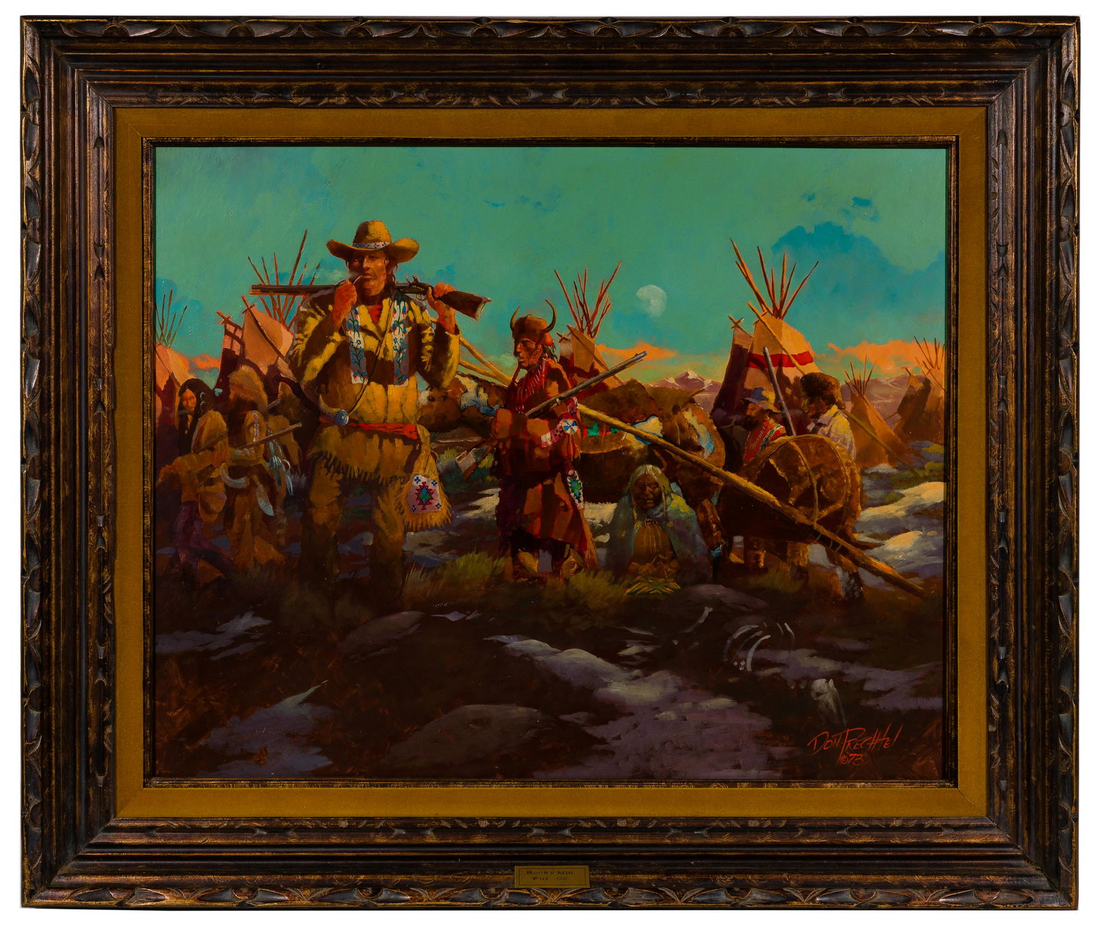 Don Prechtel (American, b.1936) 'Rocky Mtn. Fur Co.' (1 of 4)
