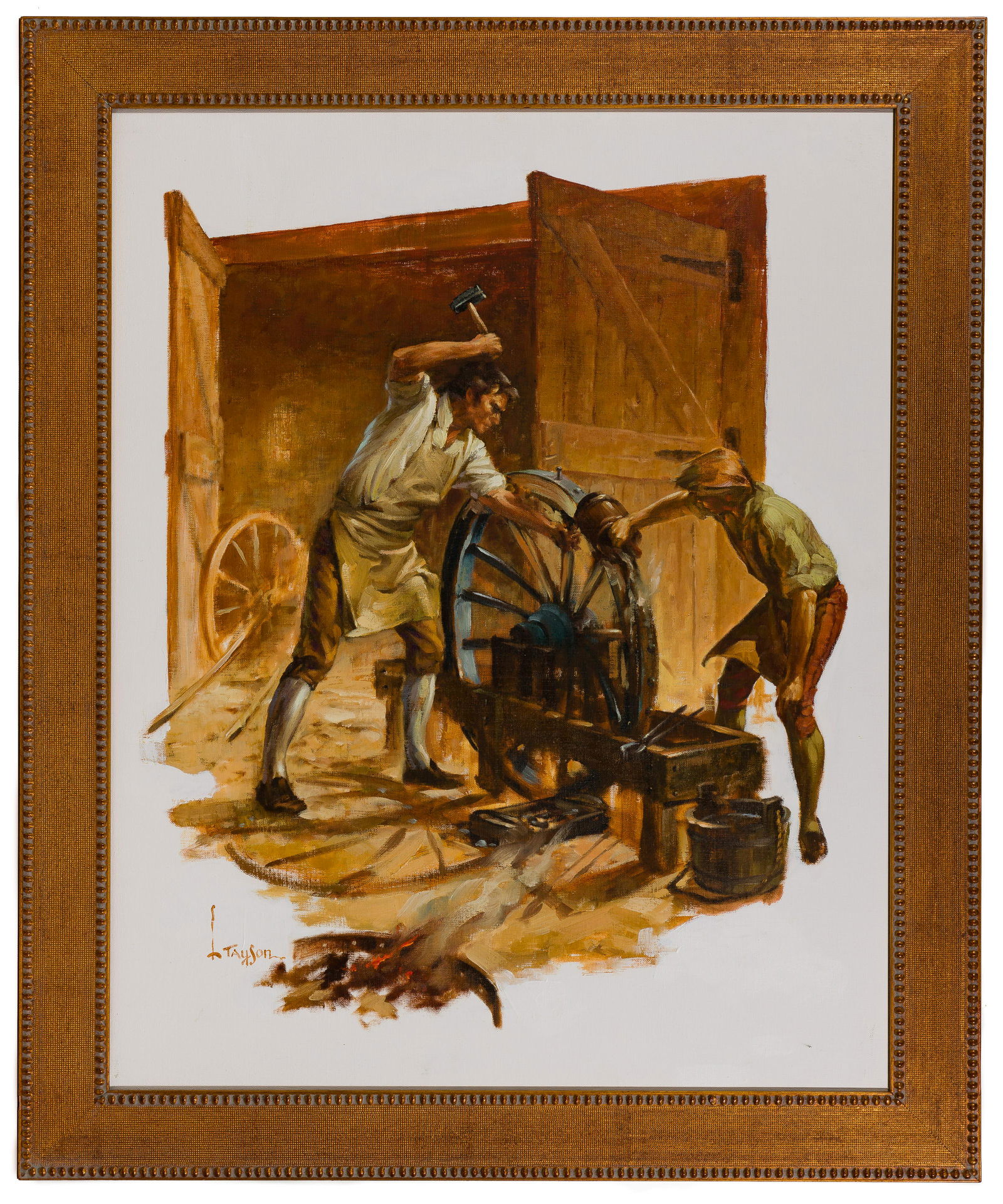 Lyle Tayson (American, 1924-2014) Oil on Canvas (1 of 4)