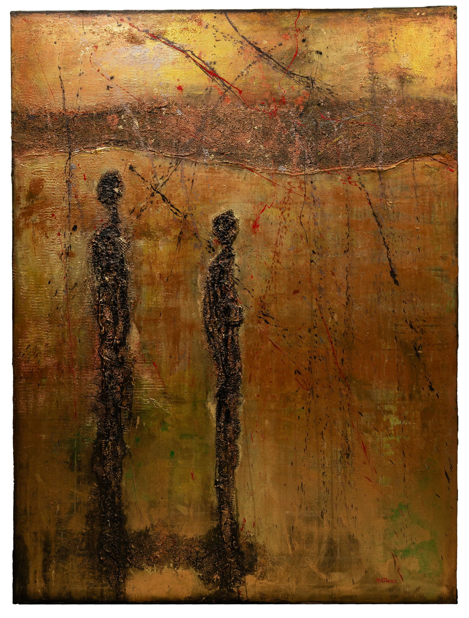 Tom Matucci (American, 20th Century) 'Figura Astratto' (1 of 3)