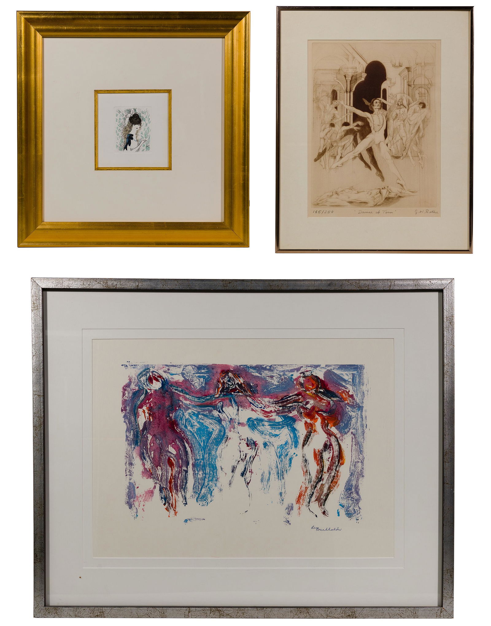 Marie Laurencin (French, 1883-1956) 'The Hat Over The (1 of 5)