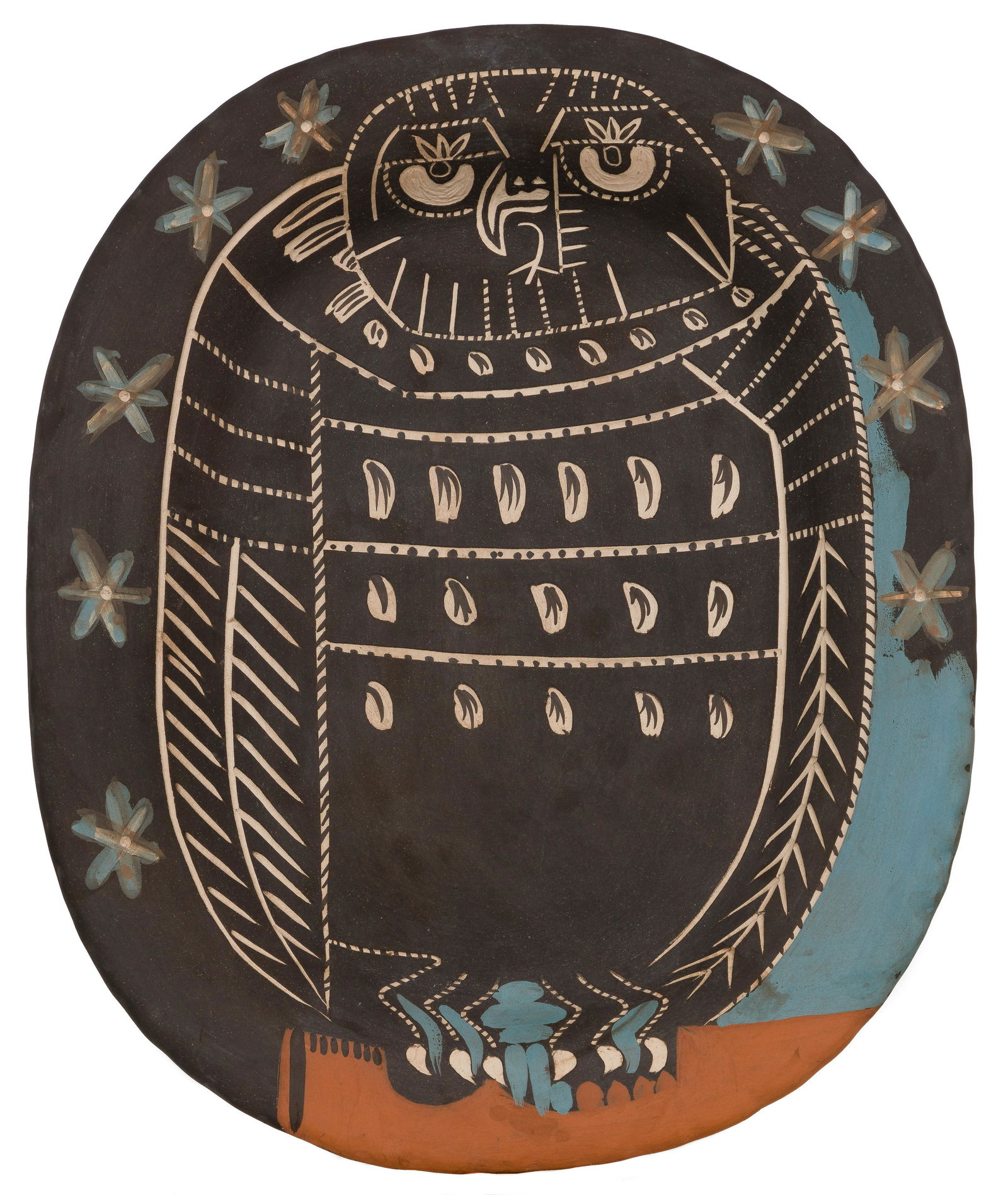Pablo Picasso (Spanish, 1881-1973) 'Hibou Mat' (1 of 8)