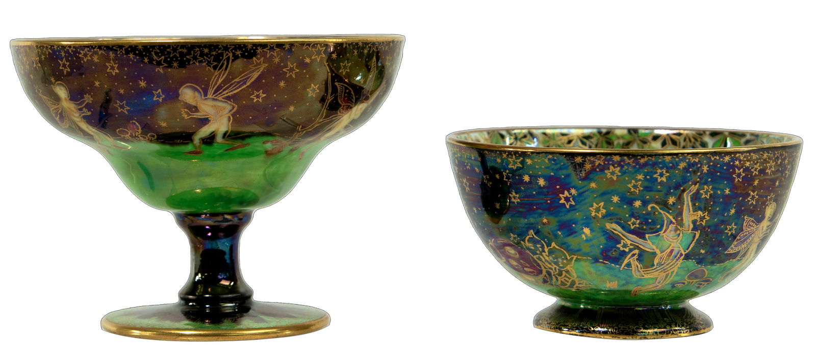 Wedgwood 'Fairyland' Lustre Bowls (1 of 5)
