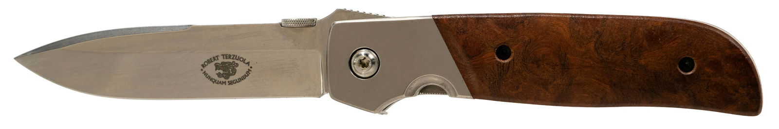 Robert Terzuola 'TTF-3A' Custom Folding Knife (1 of 2)