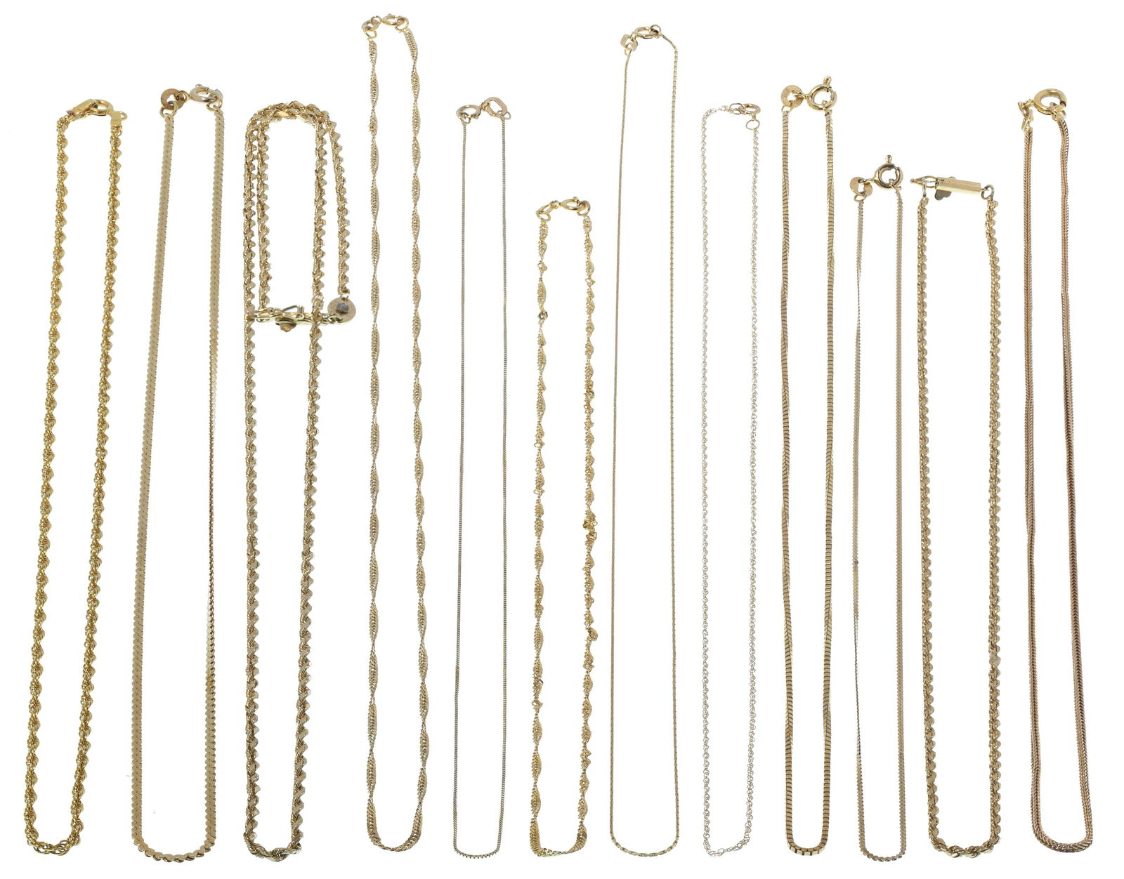 14k Yellow Gold Necklace Assortment (1 of 1)