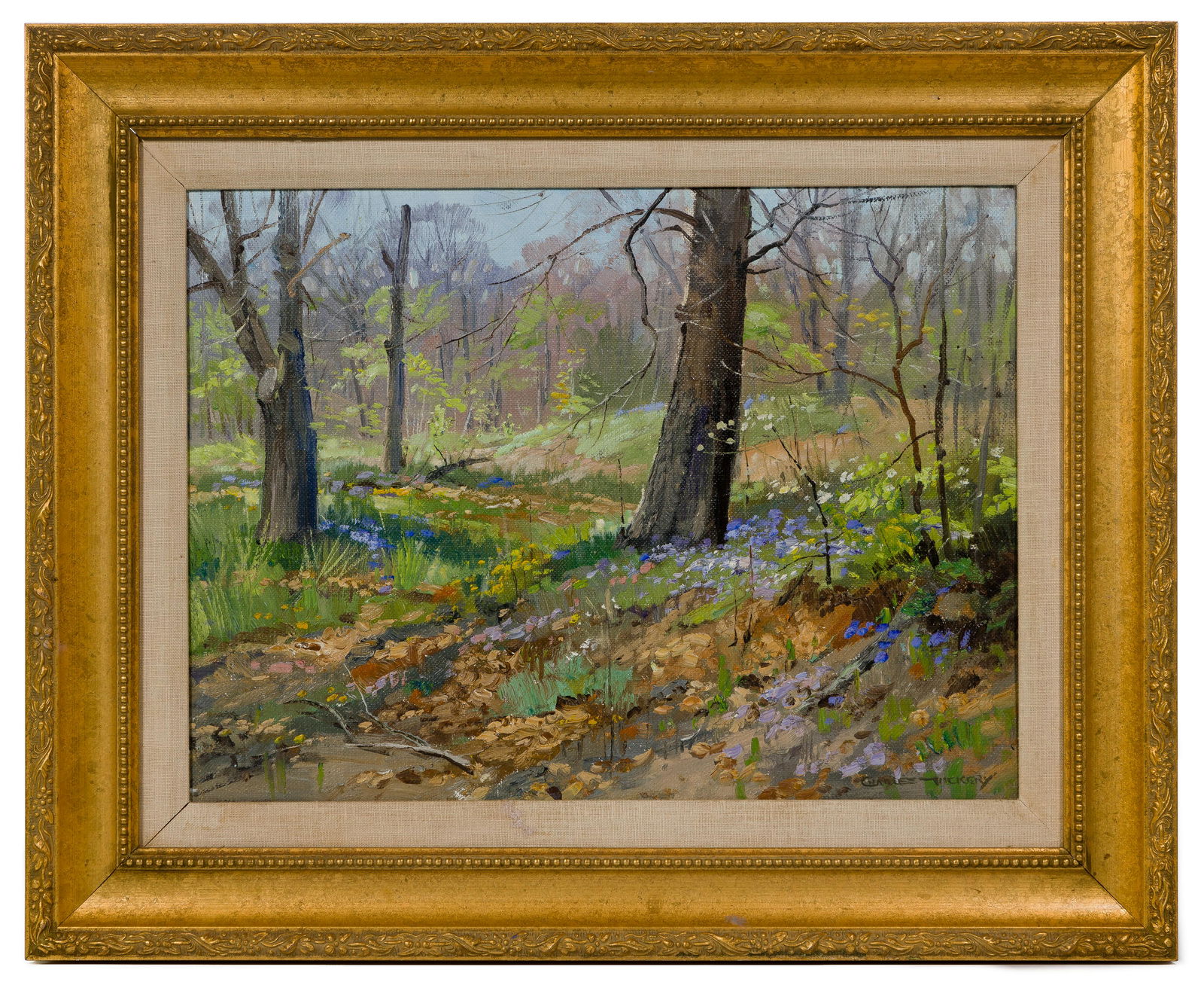 Charles Vickery (American, 1913-1998) 'Spring' Oil on (1 of 4)