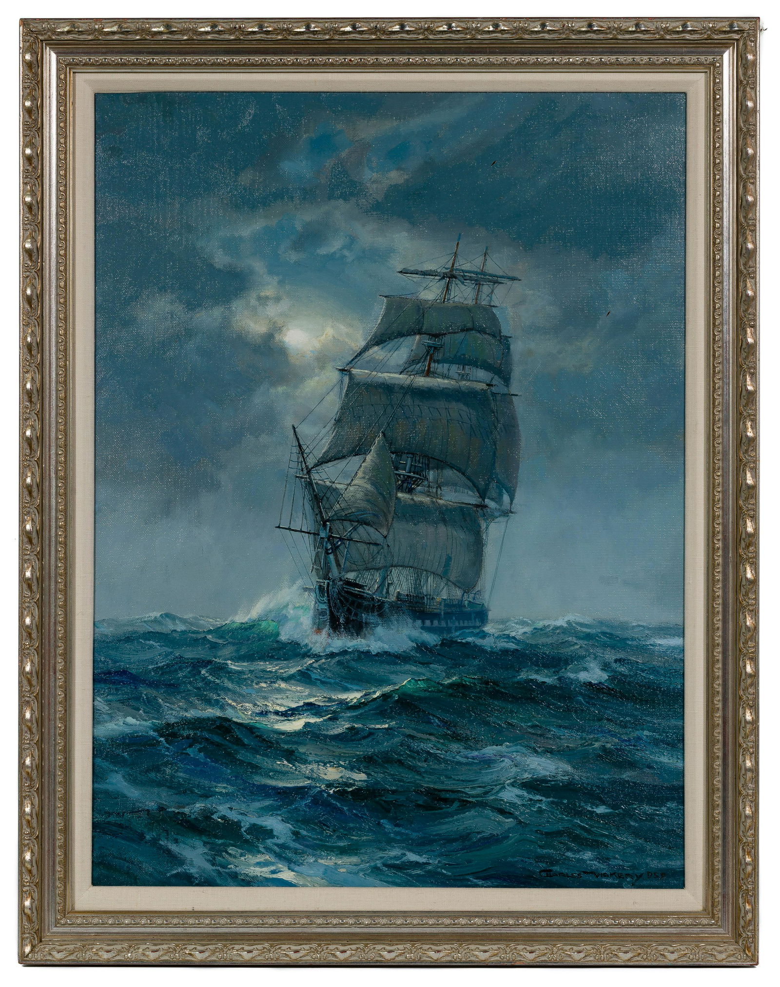 Charles Vickery (American, 1913-1998) 'Steady as She (1 of 6)