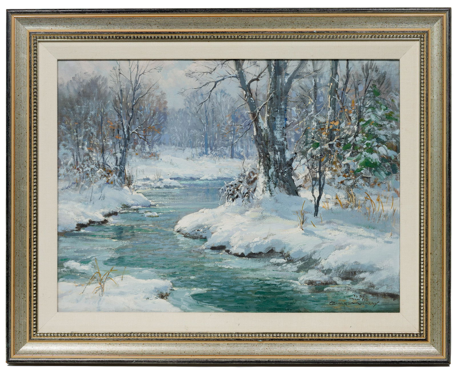 Charles Vickery (American, 1913-1998) Oil on Canvas (1 of 4)