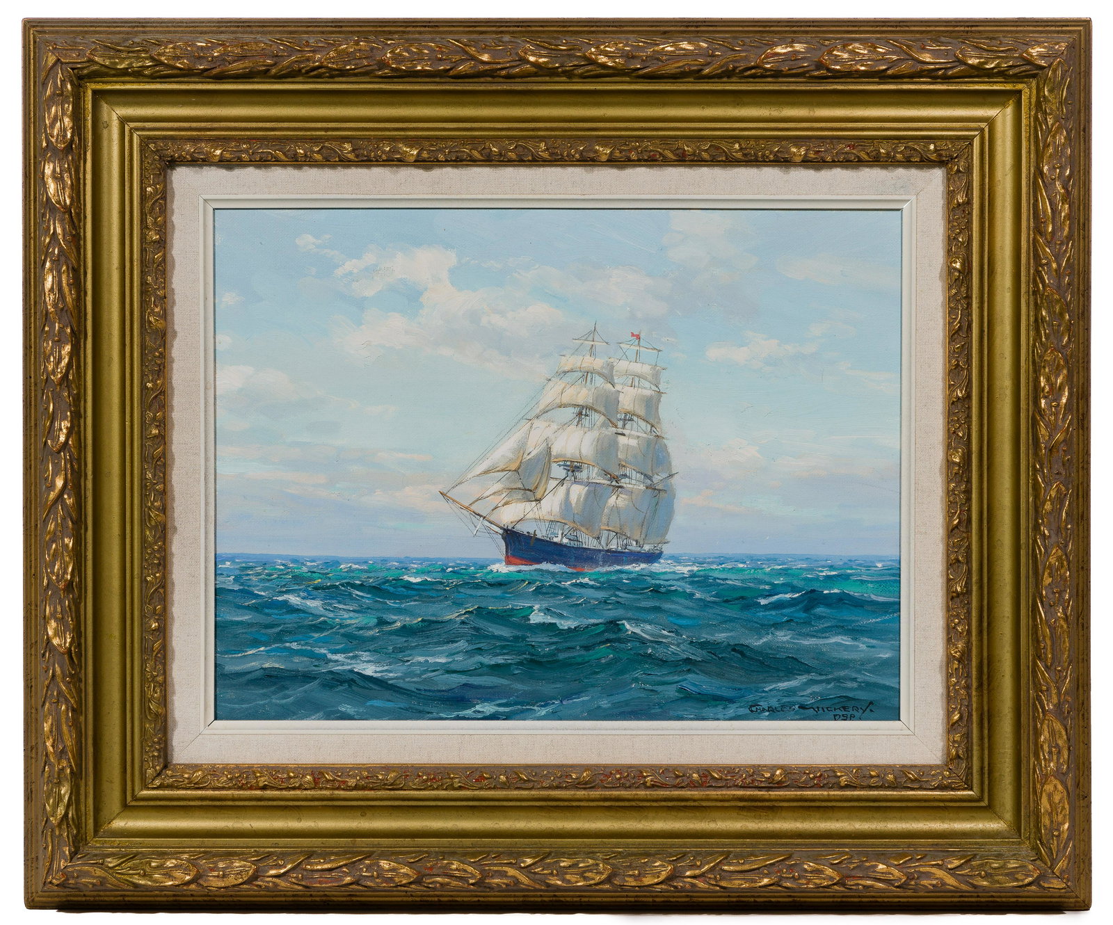 Charles Vickery (American, 1913-1998) Oil on Canvas (1 of 5)