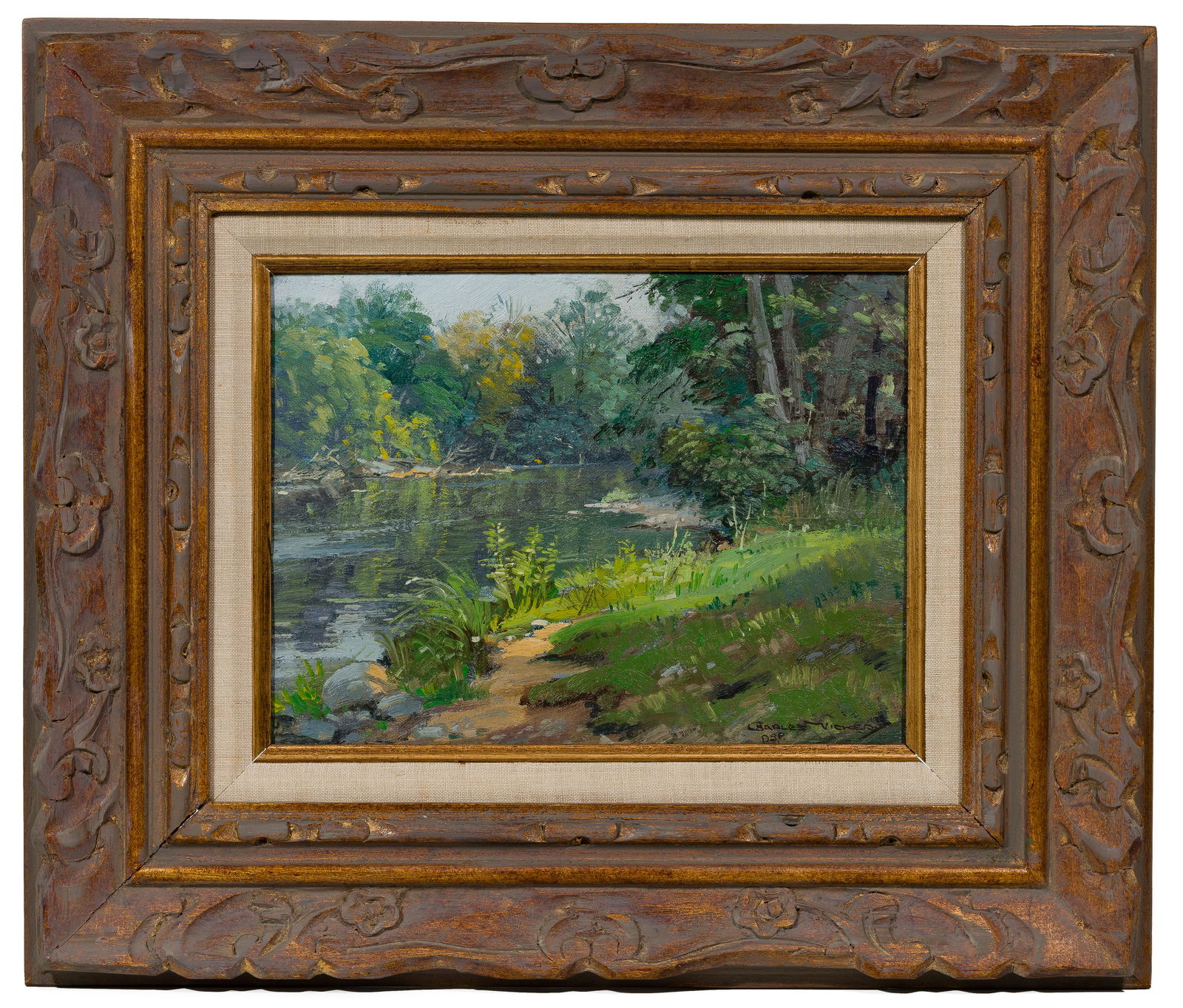 Charles Vickery (American, 1913-1998) Oil on Canvas (1 of 5)