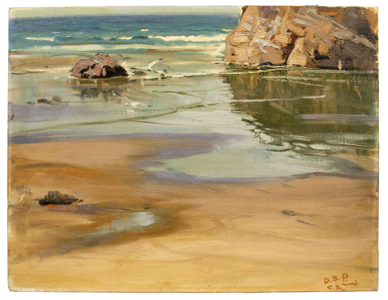 Charles Vickery (American, 1913-1998) Oil on Canvas (1 of 3)