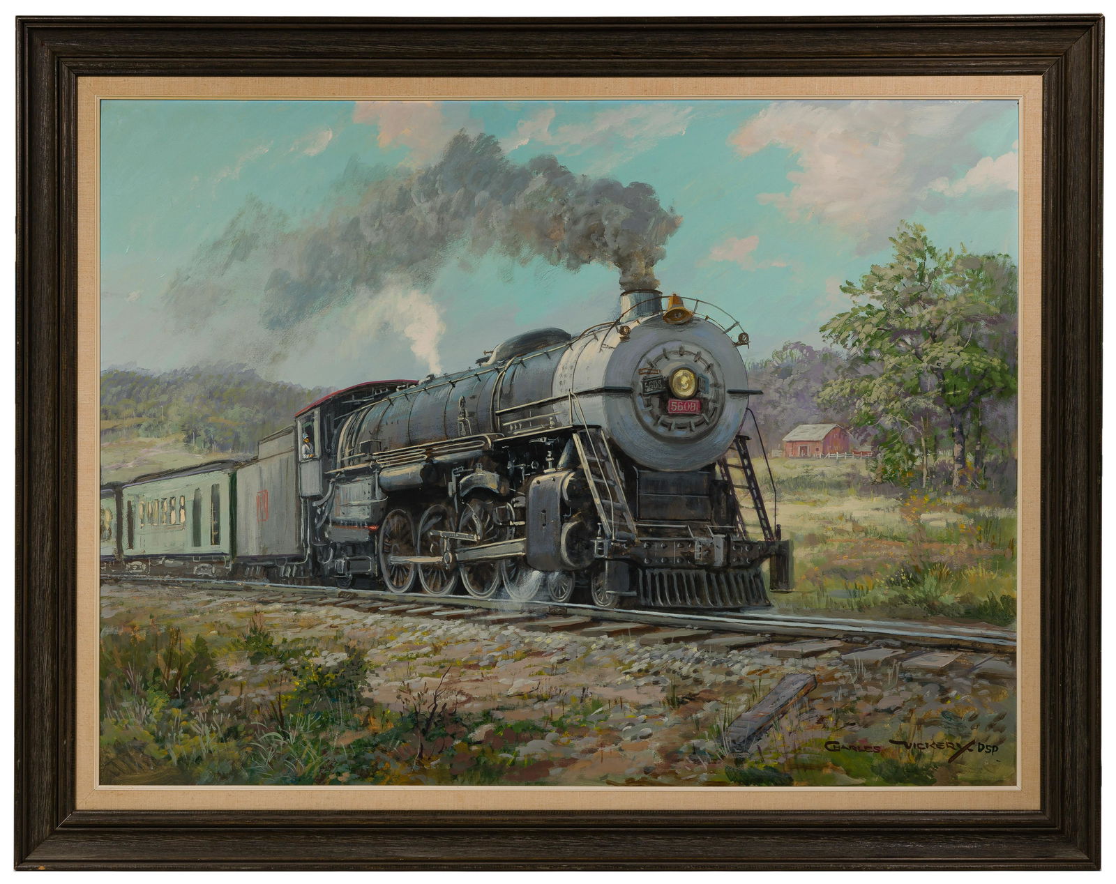 Charles Vickery (American, 1913-1998) Oil on Illustrati (1 of 4)