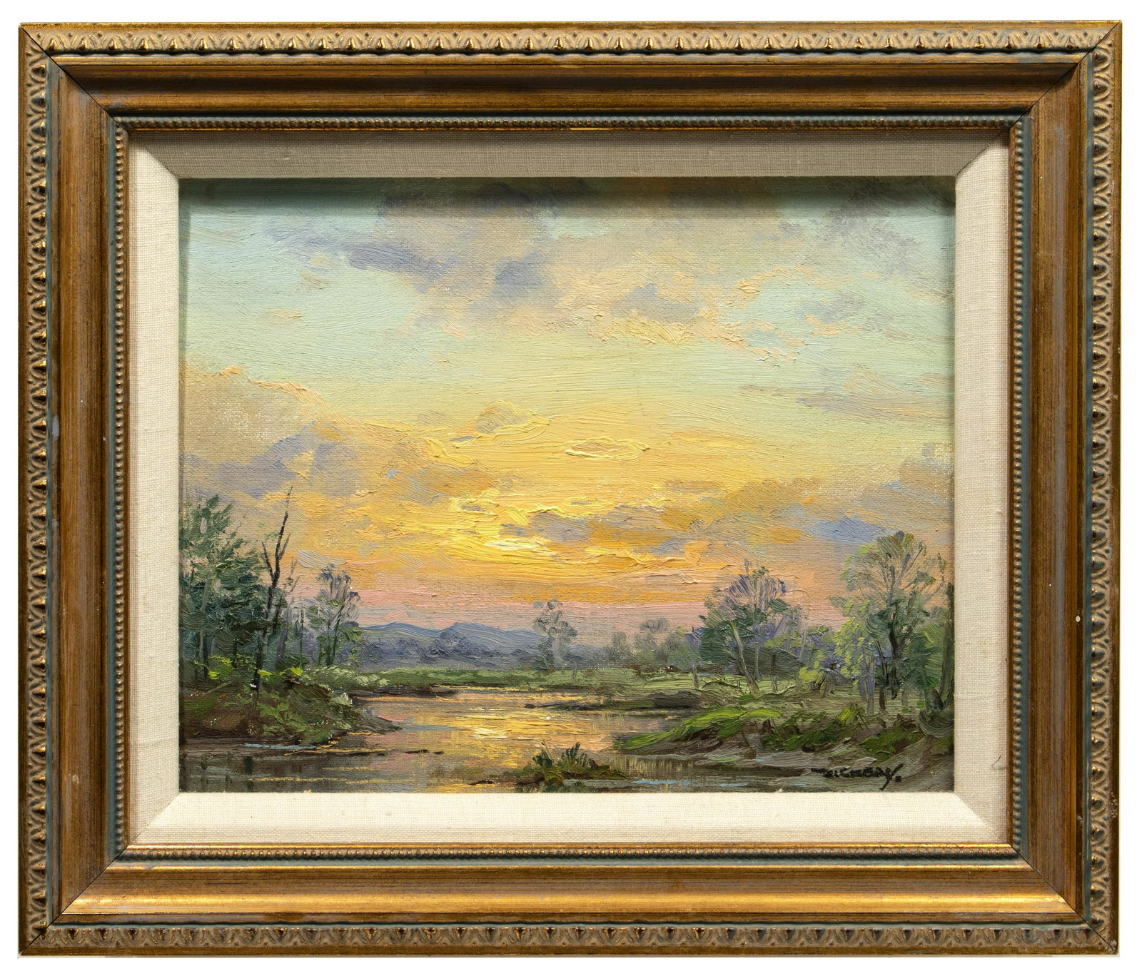 Charles Vickery (American, 1913-1998) Oil on (1 of 3)