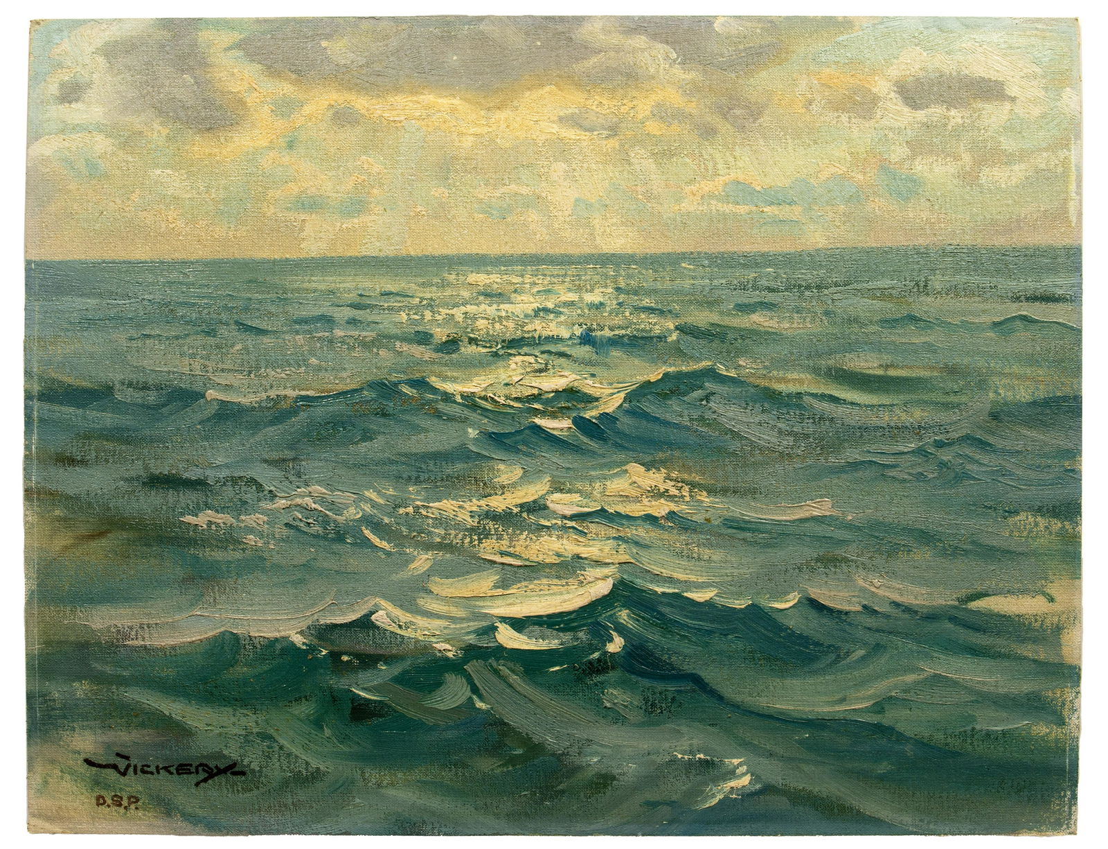 Charles Vickery (American, 1913-1998) Oil on (1 of 3)