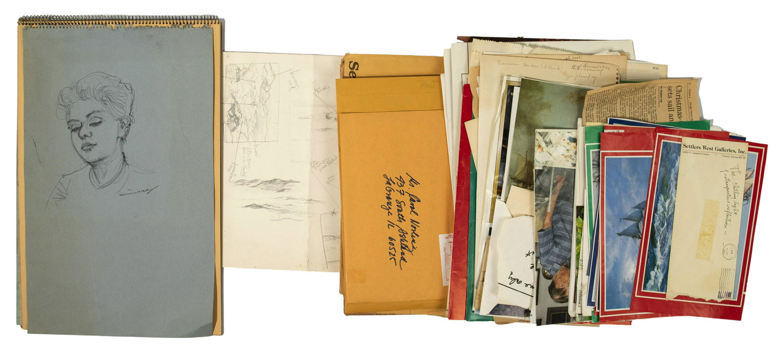 Charles Vickery (American, 1913-1998) Sketch and (1 of 1)