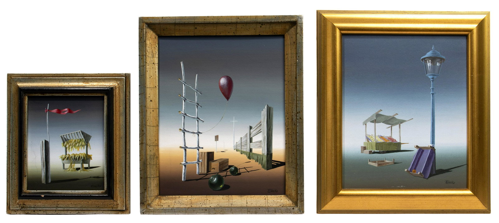 Norman C. Black (British, 1920-1999) Gouache on Board (1 of 3)