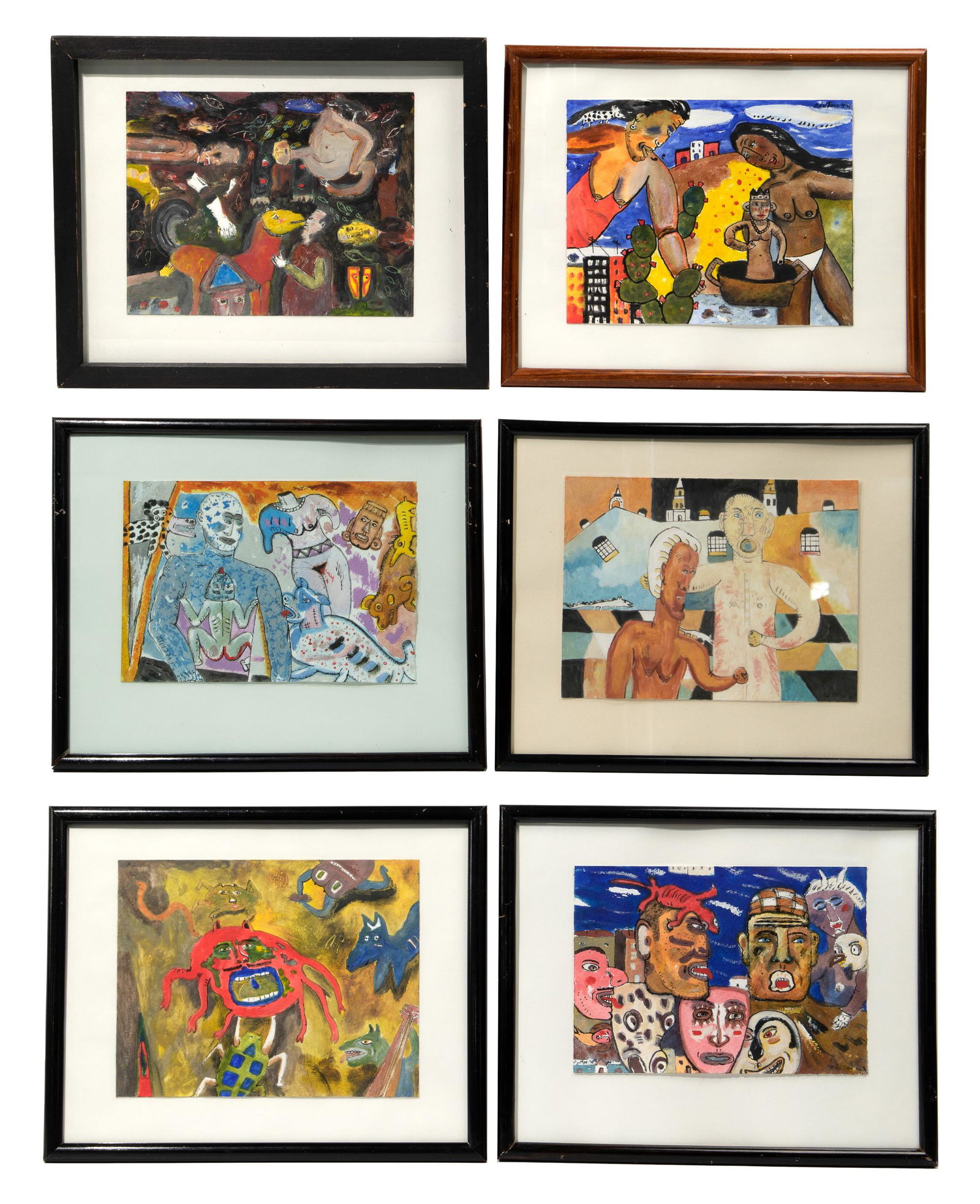 Rene del Toro Mixed Media on Paper Artwork Assortment (1 of 4)