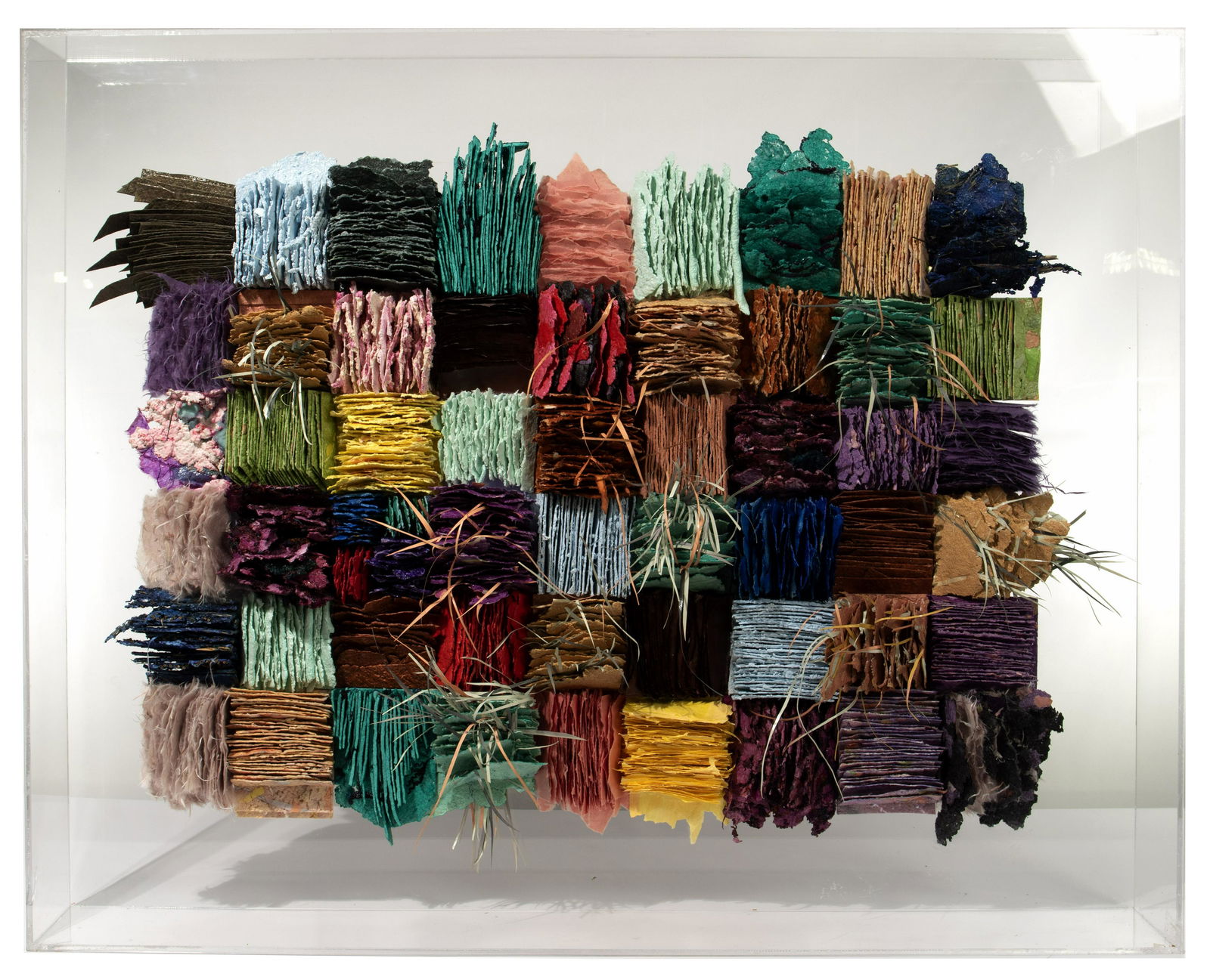 D. Johnson Handmade Paper Relief Sculpture (1 of 3)