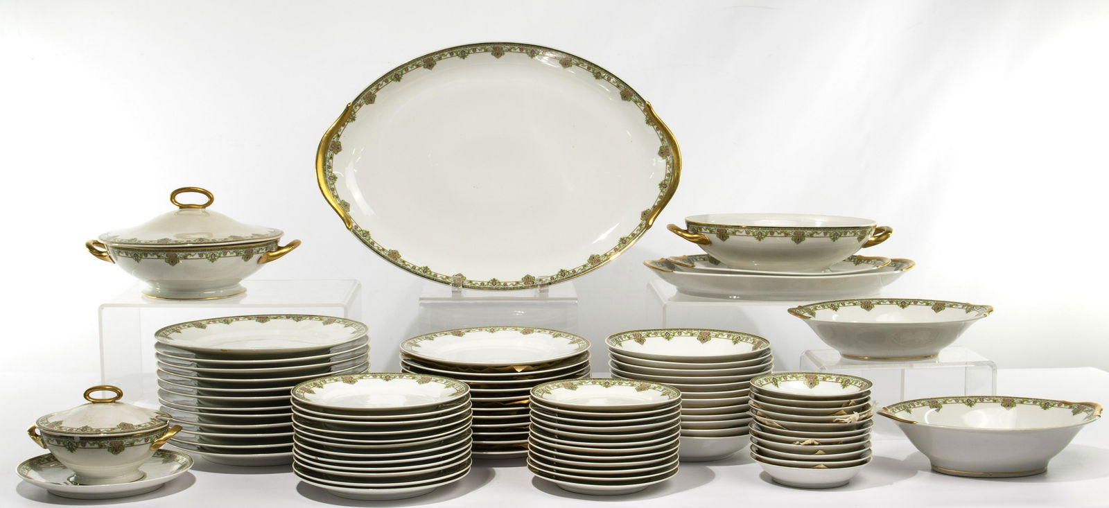 Limoges France UC China Service for Marshall Fields & (1 of 1)