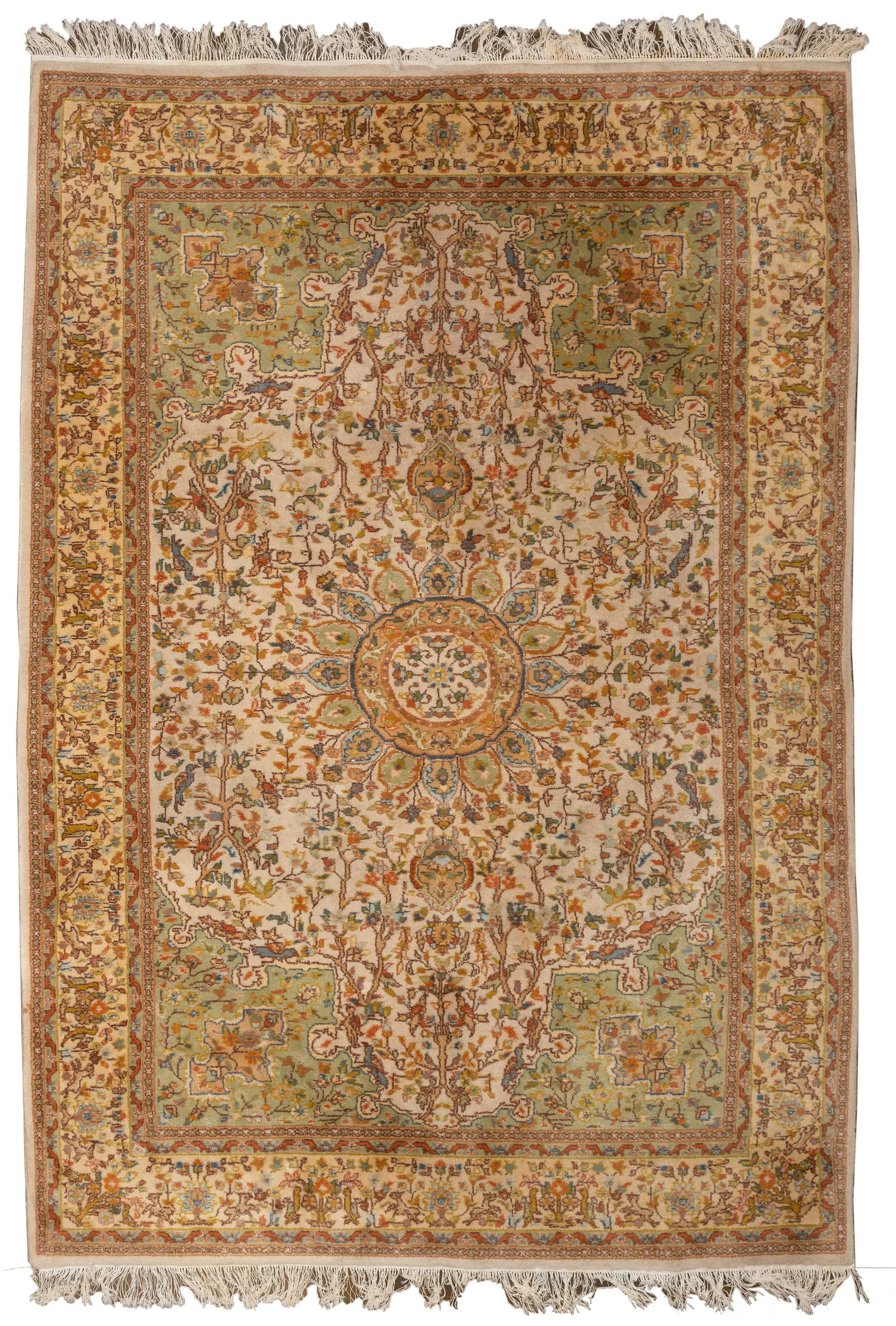Asian Handwoven Wool Rug (1 of 6)