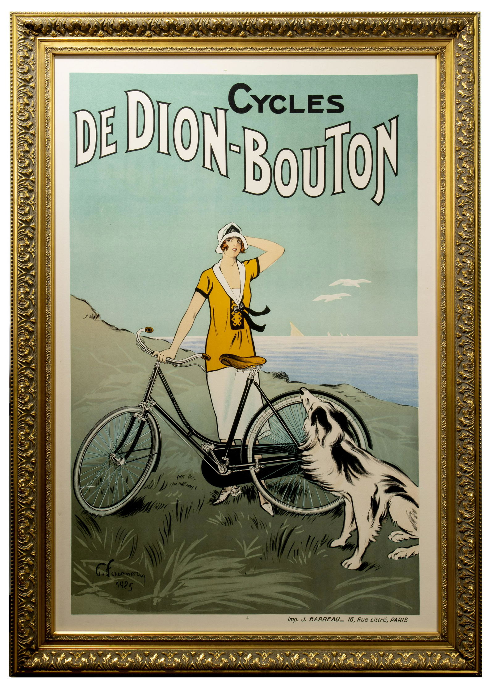 Felix Fournery (French, 1865-1938) "Cycles de Dion" Pos (1 of 1)