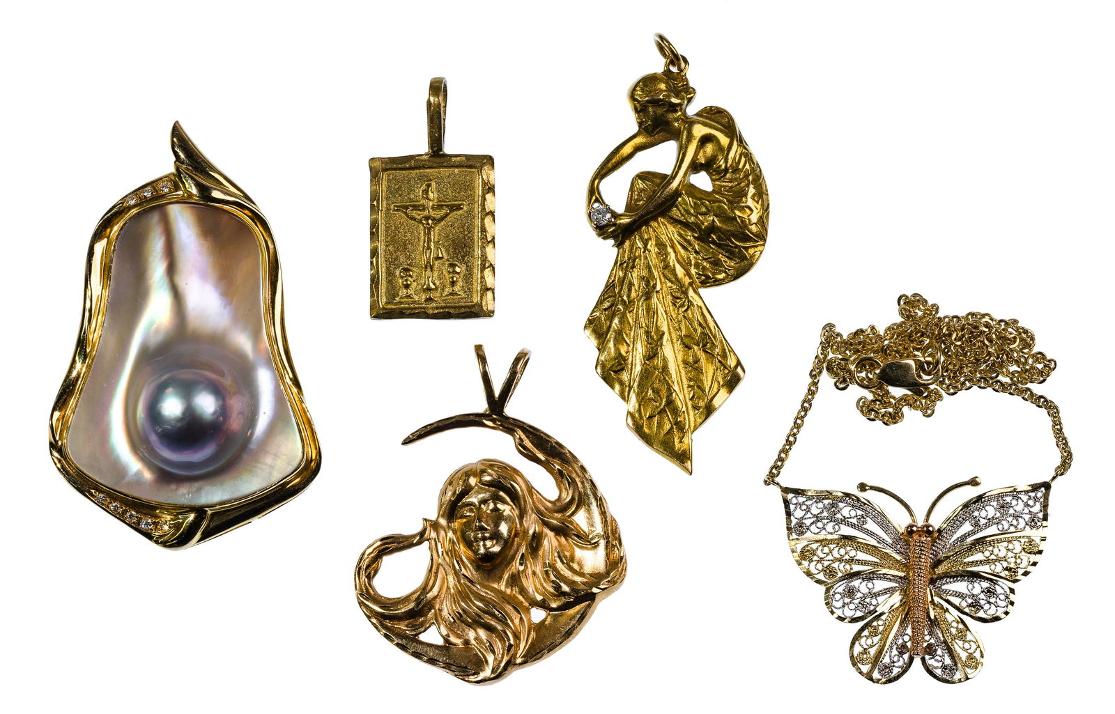 14k Gold Pendant Assortment (1 of 2)