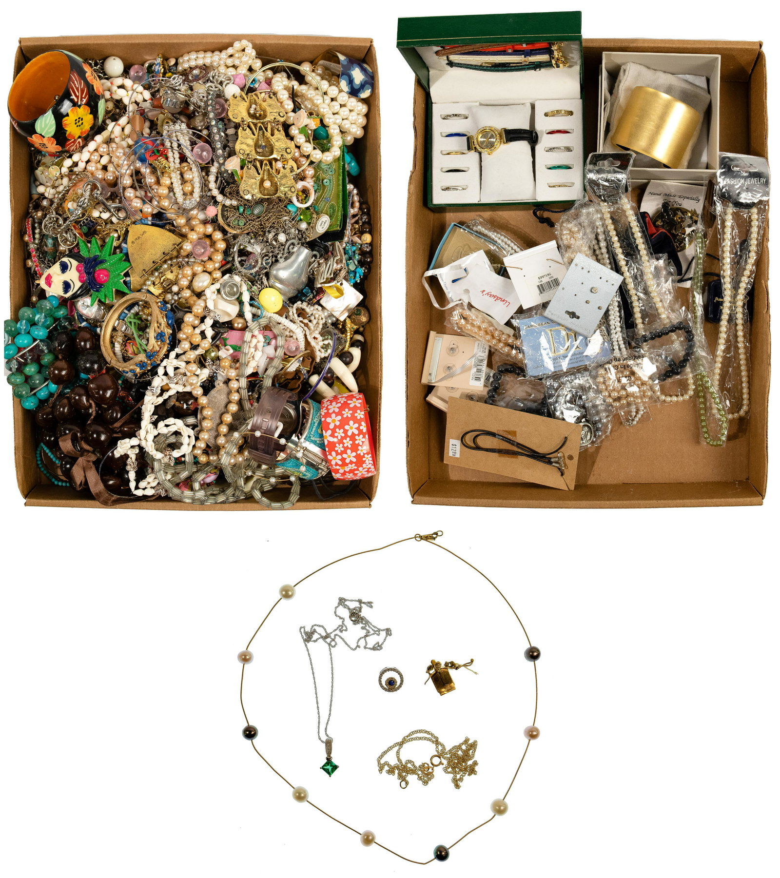 Gold, Designer and Costume Jewelry Assortment (1 of 2)