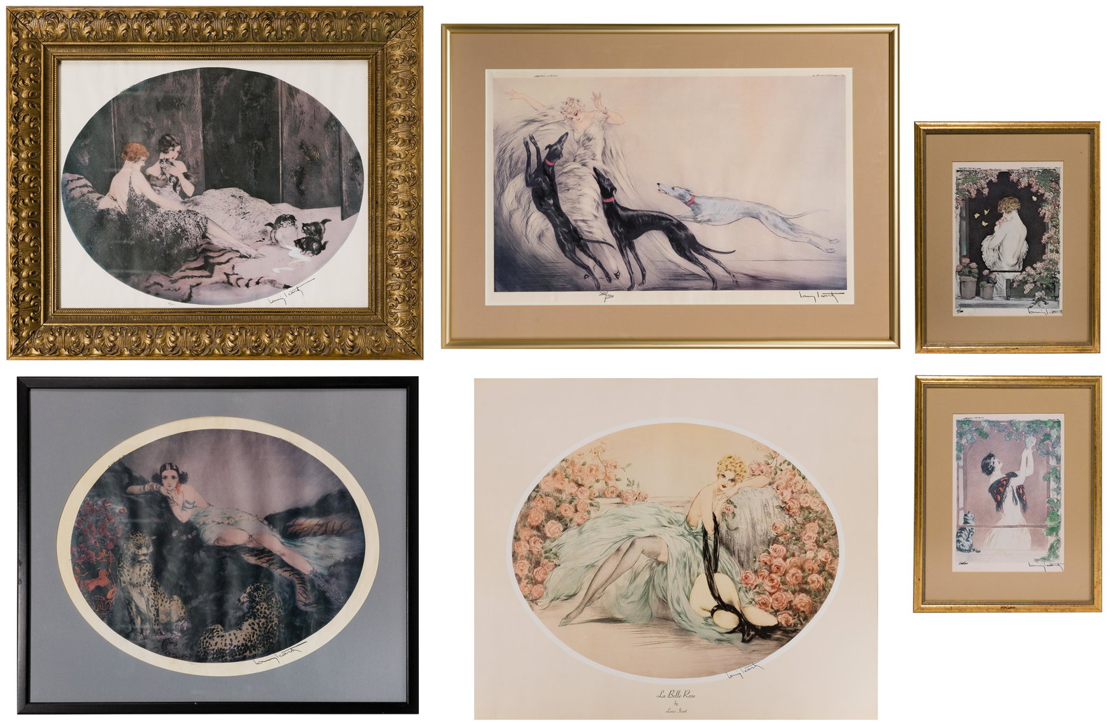 (After) Louis Icart (French 1888-1950) Offset Lithograph Assortment (1 of 7)