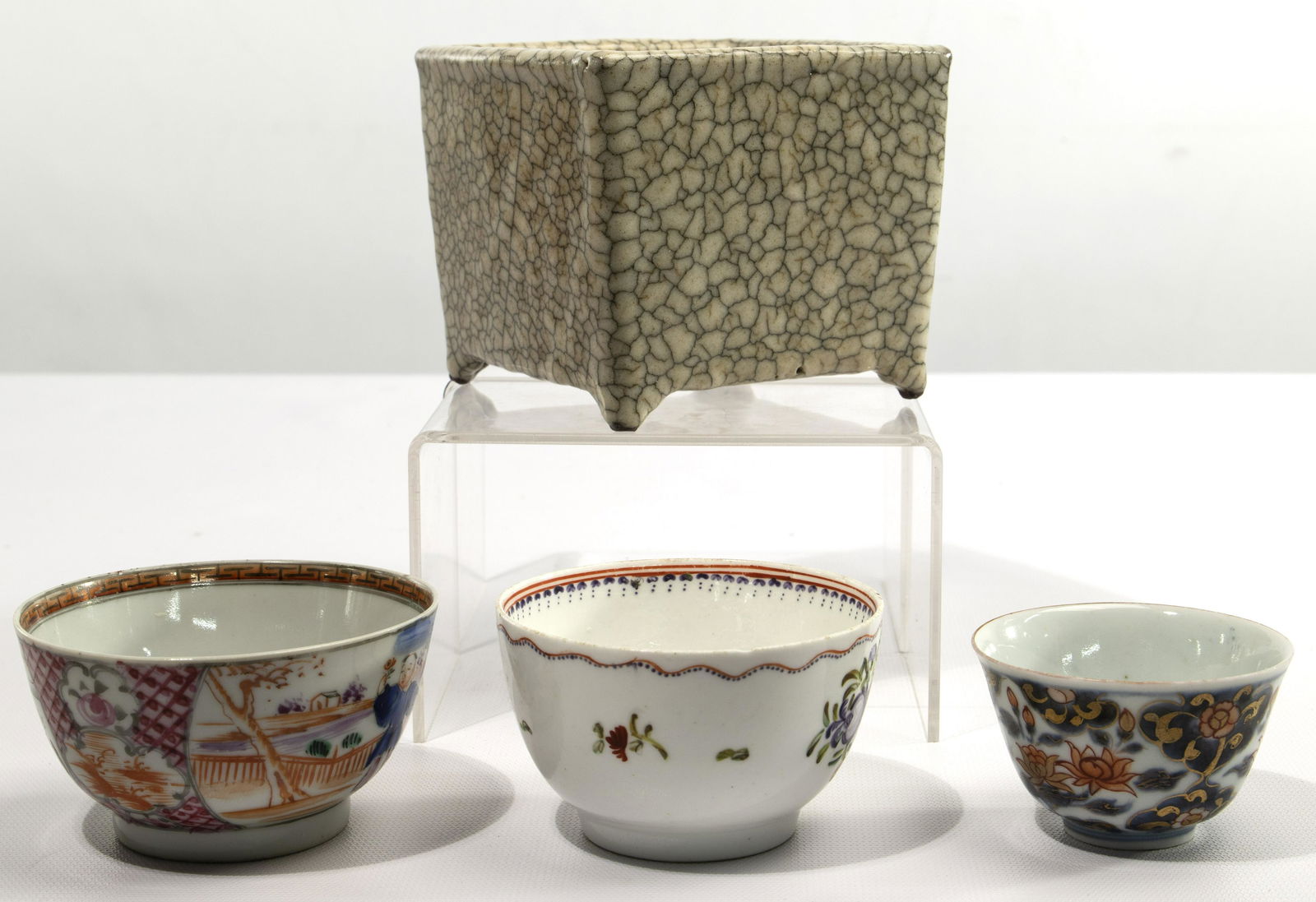 Chinese Crackle Glazed Porcelain Brush Pot (1 of 13)