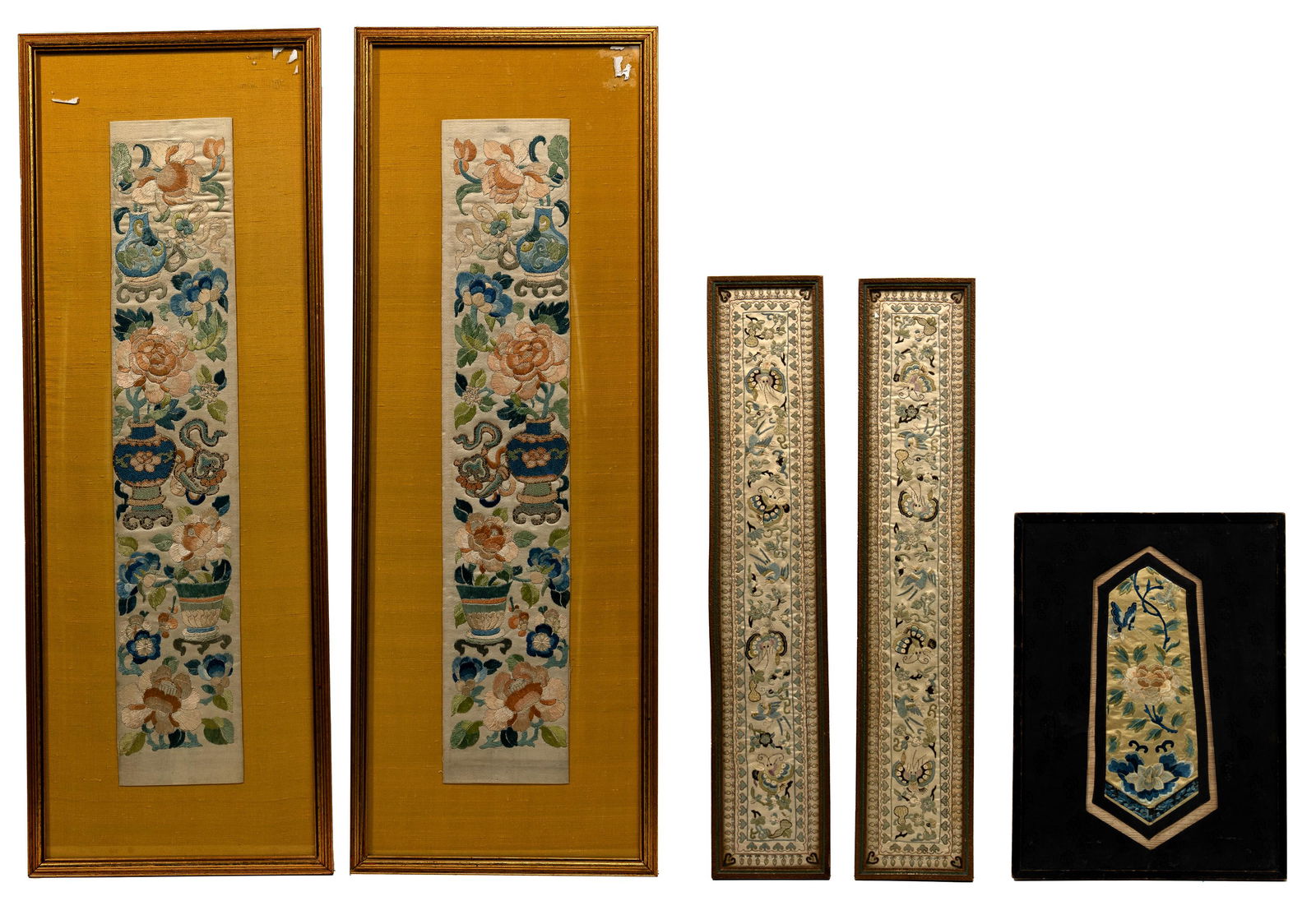 Chinese Embroidered Panel Assortment (1 of 4)