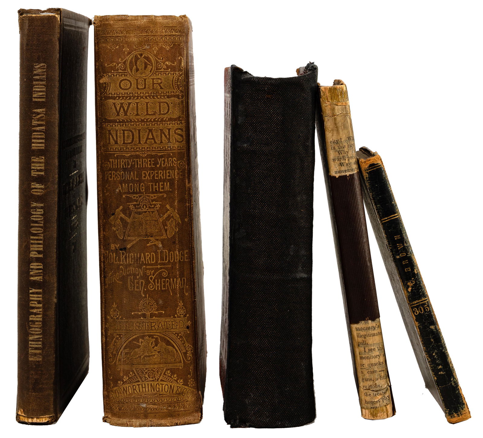 Antiquarian American Indian Book Assortment (1 of 3)