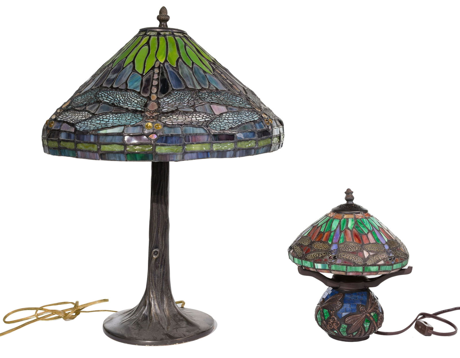 Tiffany-Style Replica Dragonfly Lamps (1 of 5)