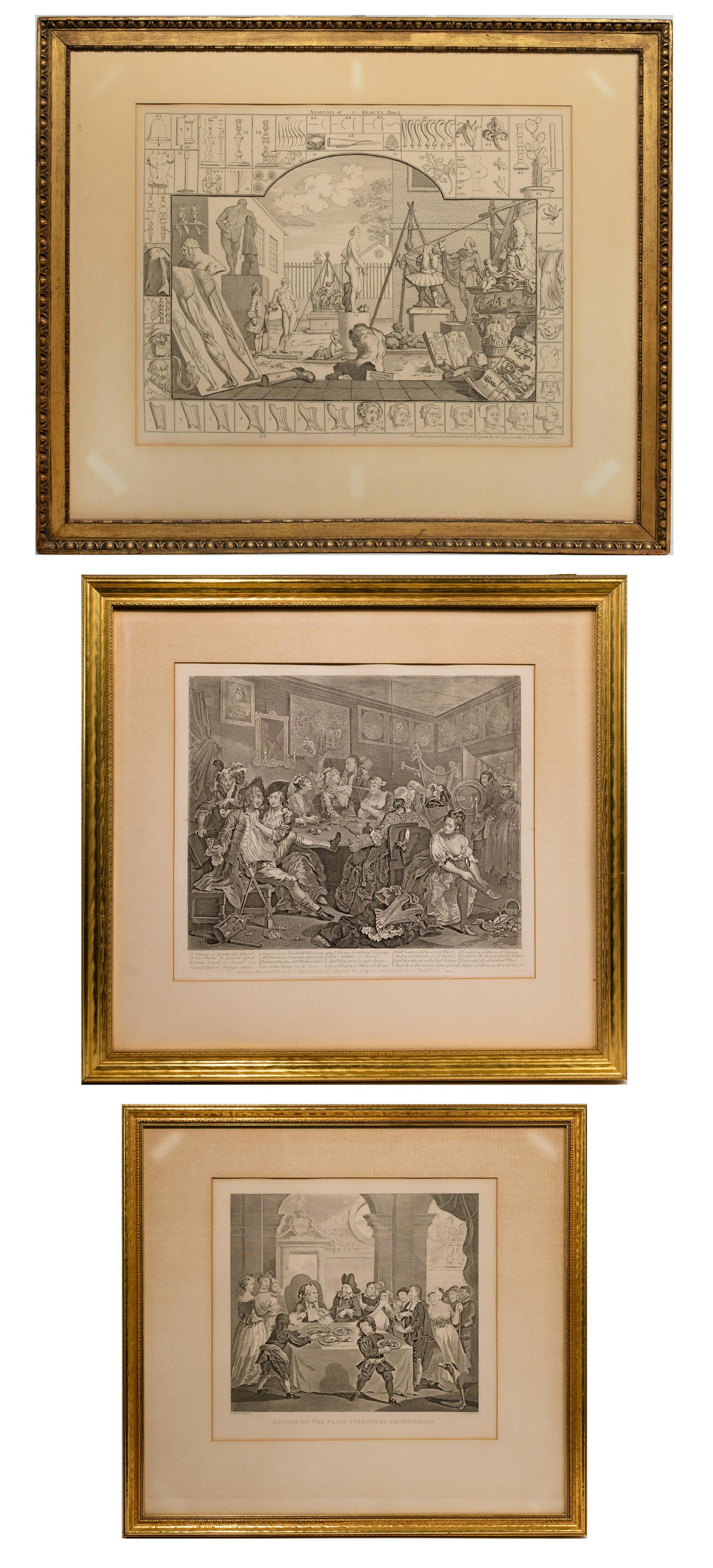 William Hogarth (British, 1697-1764) Engraving Collection (1 of 4)
