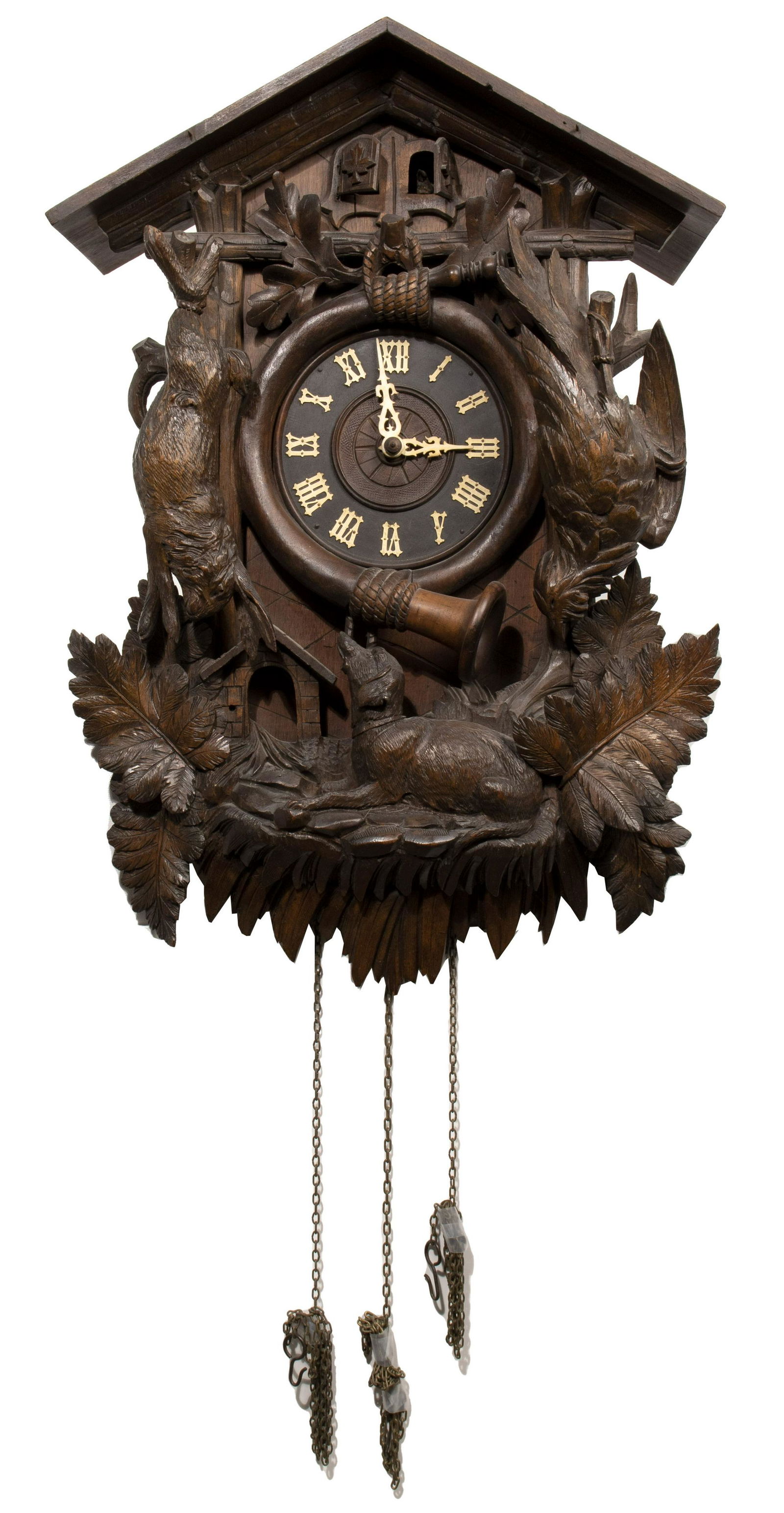 Black Forest Style Wood Cuckoo Clock (1 of 7)