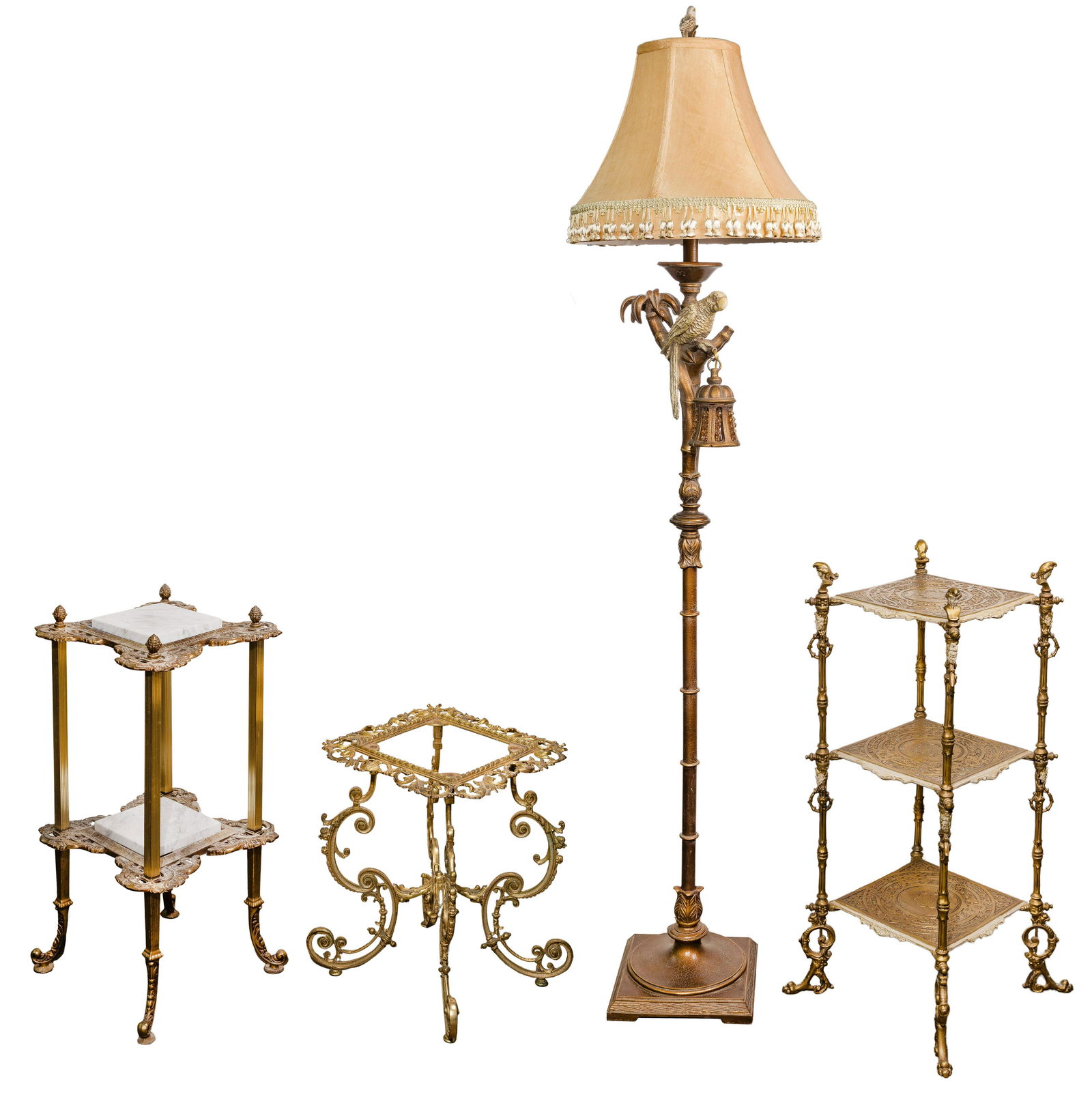 Gilt Metal Stand Assortment (1 of 2)
