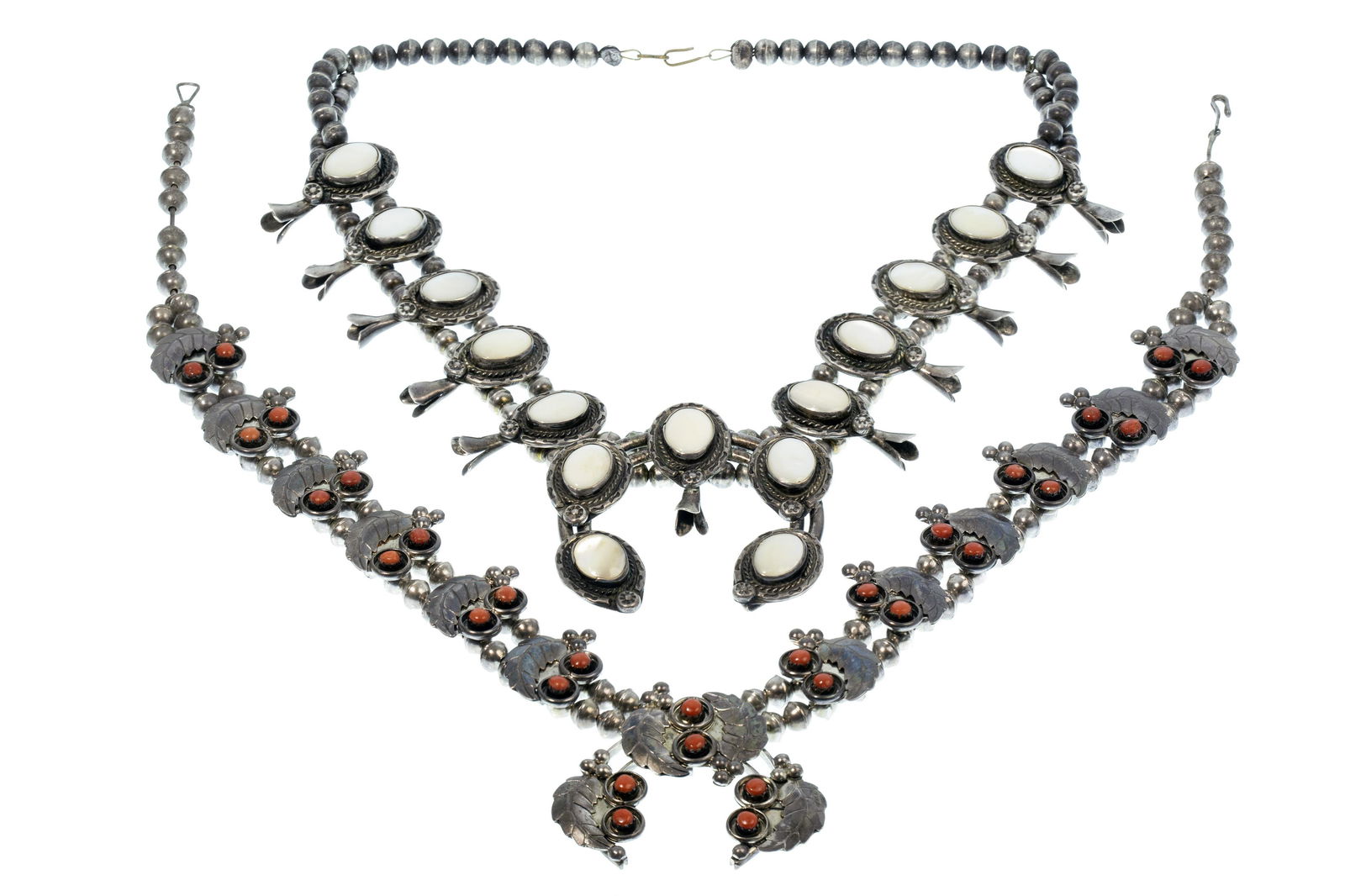Silver Squash Blossom Style Necklaces (1 of 1)
