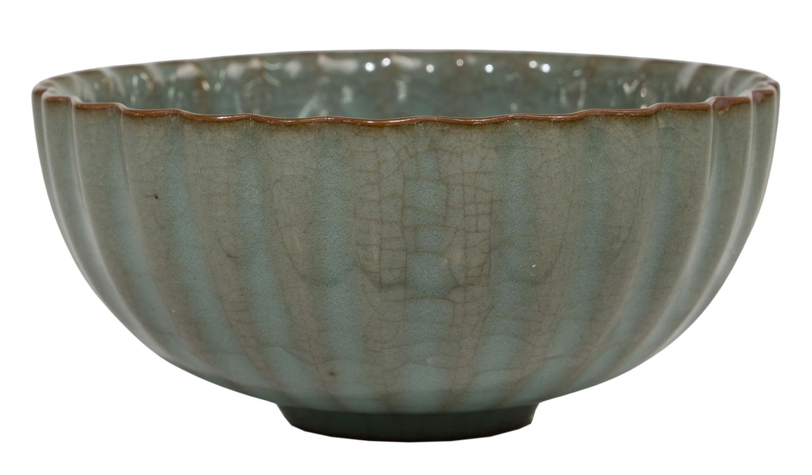 Chinese Guan Ware Celadon Bowl (1 of 4)