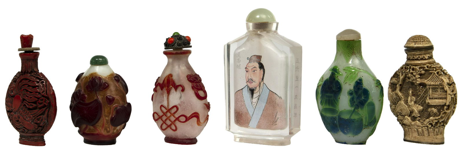 Chinese Snuff Bottle Assortment (1 of 2)