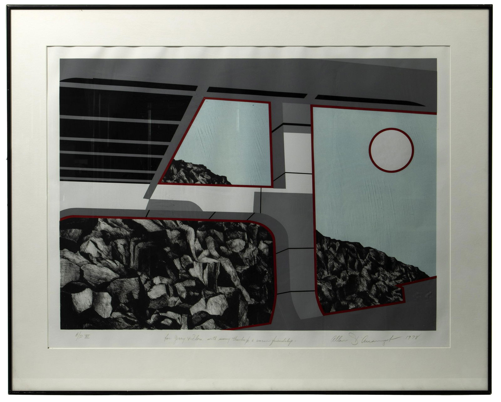 Allan D'Arcangelo (American, 1930-1998) Serigraph (1 of 2)