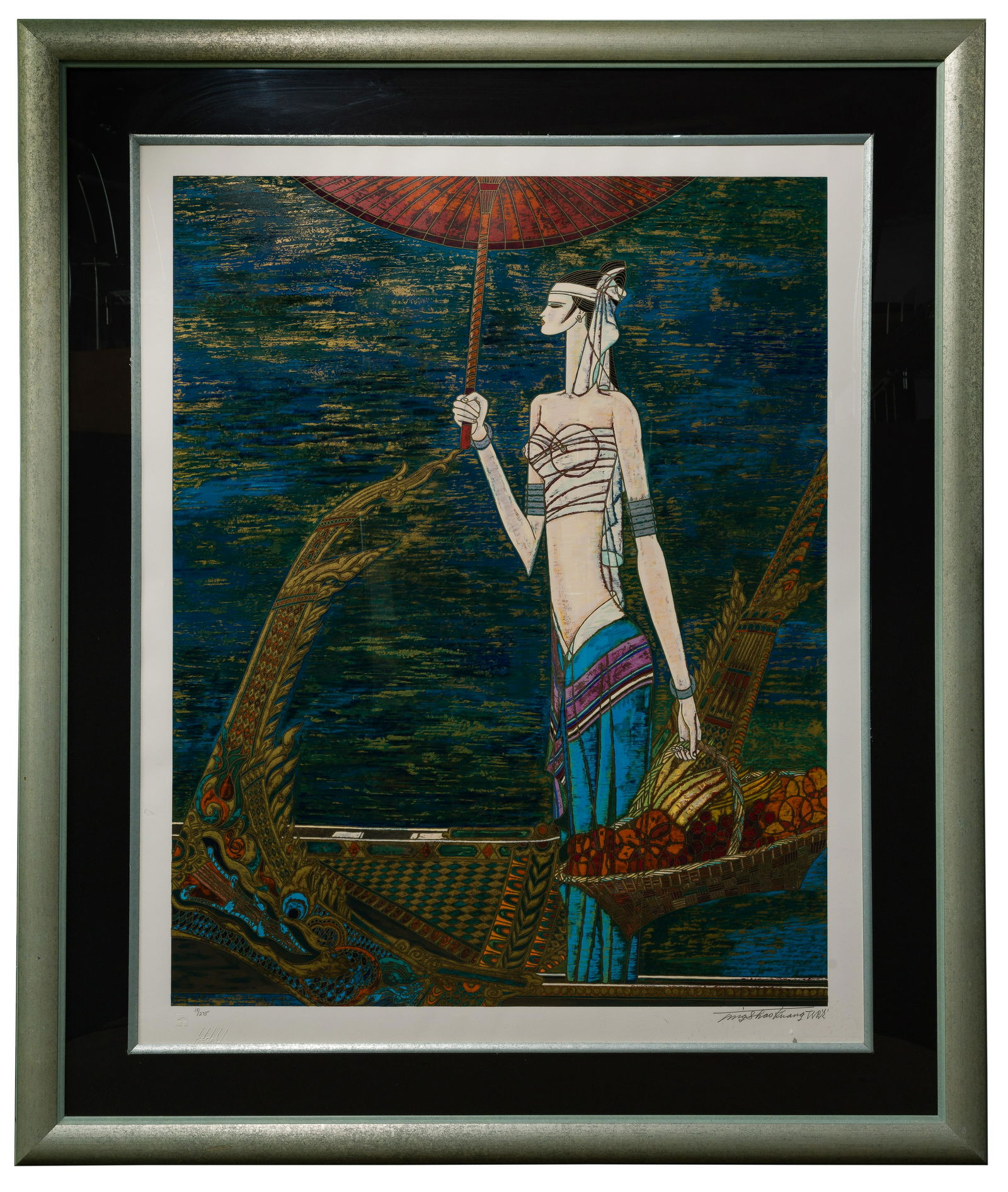 Ting Shao Kuang (Chinese / American, b.1939) Serigraph (1 of 4)