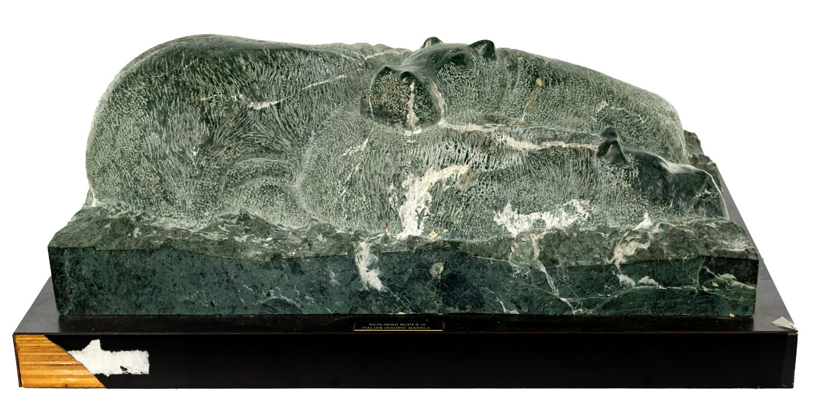 Jane Botsford Armstrong (American, b.1921) Verde Issorie Marble Sculpture (1 of 5)