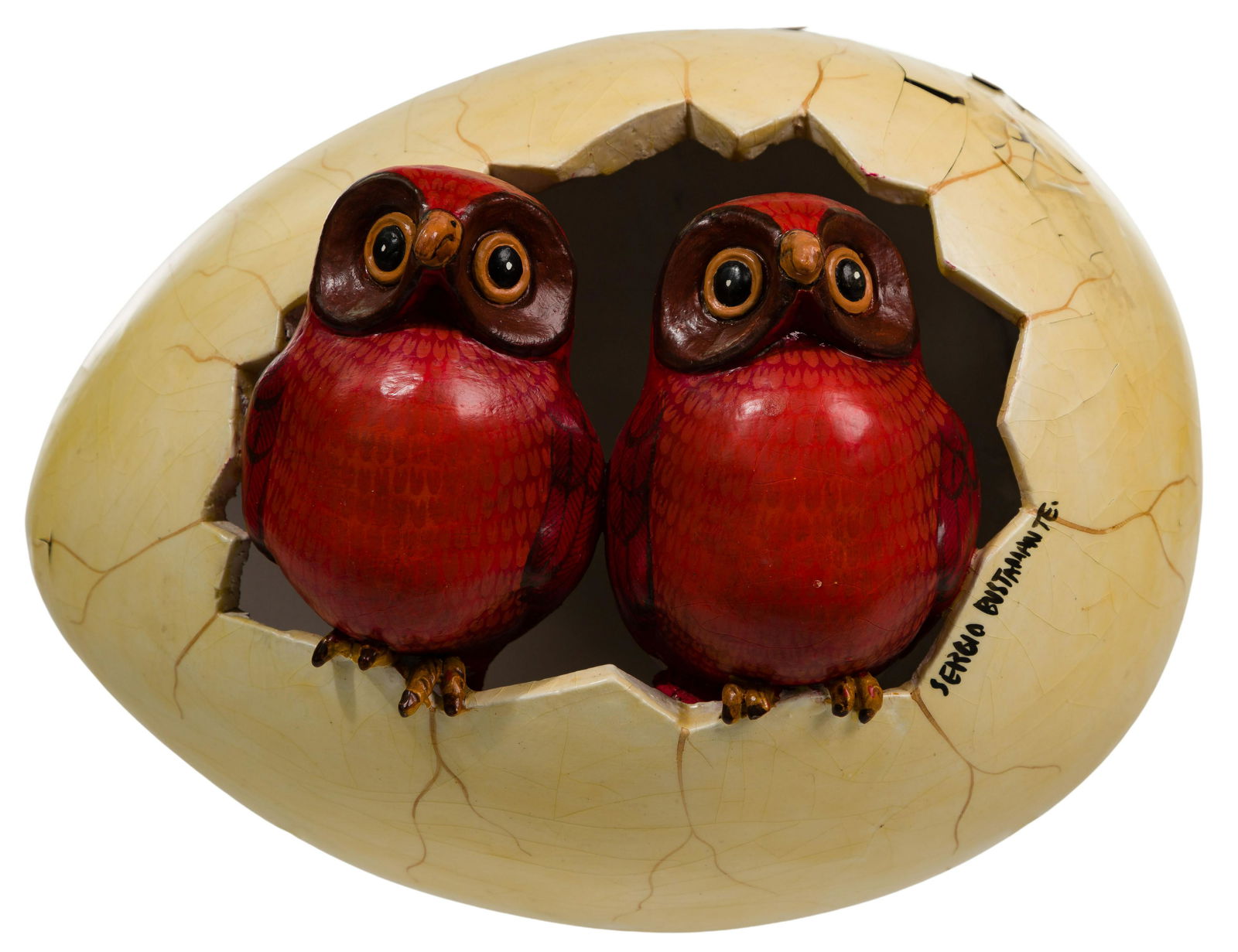 Sergio Bustamante (Mexican, b.1949) Owl Sculpture (1 of 5)