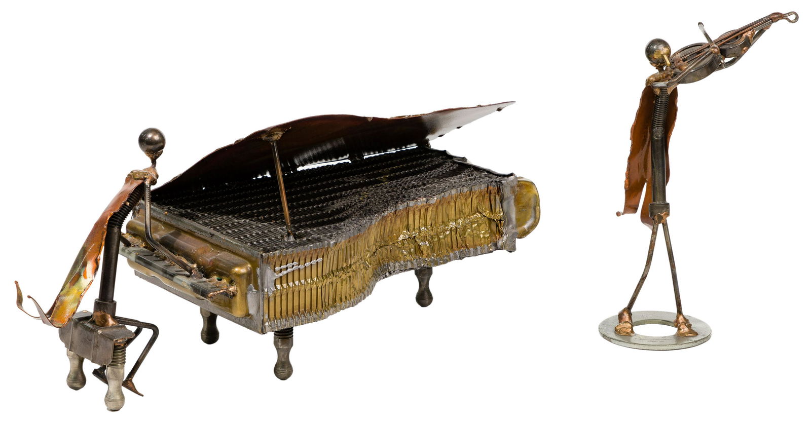 Sonny Dalton (American, 1933-2011) Mixed Metal Sculptures (1 of 4)