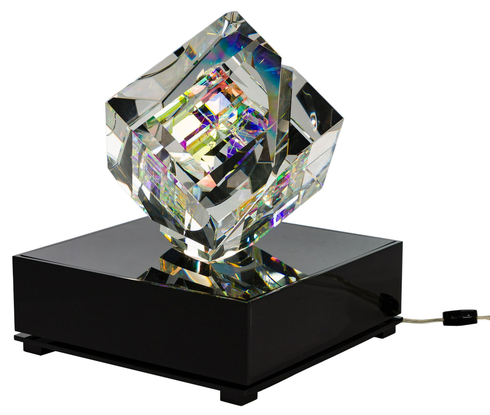 Toland Sand (American, b.1949) Split Cube Sculpture (1 of 6)