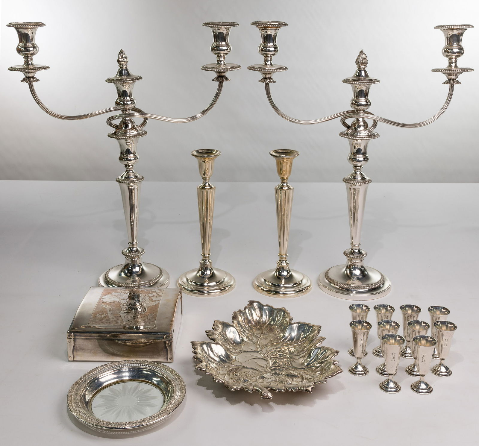 Sterling Silver and Silverplate Object Assortment (1 of 2)