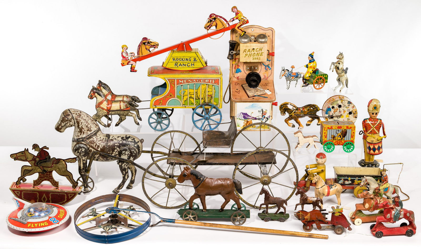 Tin Horse Toy Assortment (1 of 2)