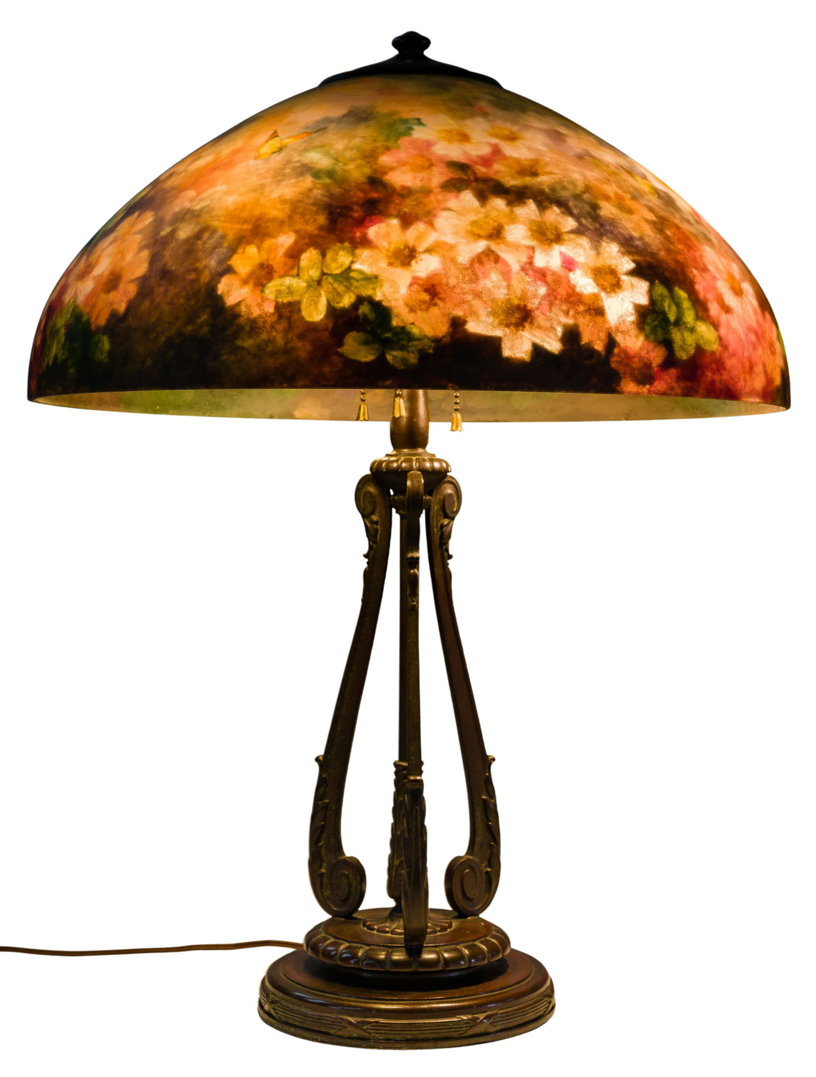 Handel Glass Shade Table Lamp (1 of 8)