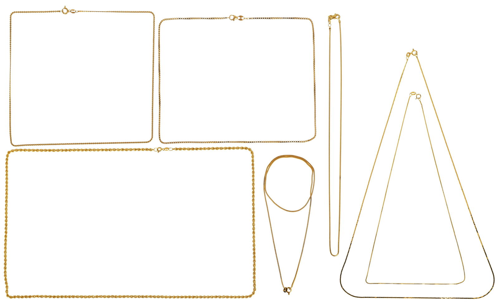14k Yellow Gold Necklace Assortment (1 of 1)
