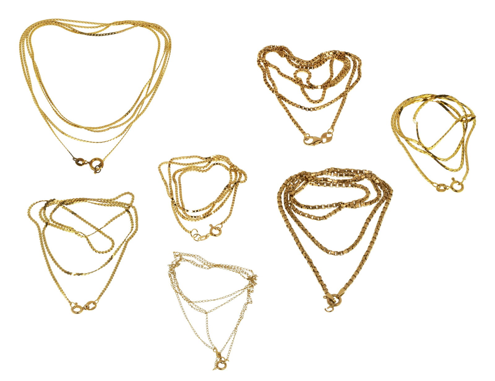 14k Yellow Gold Necklace Assortment (1 of 1)