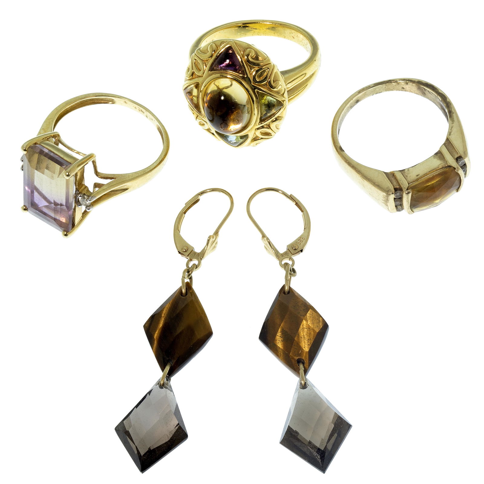 14k Yellow Gold and Gemstone Jewelry Assortment (1 of 1)